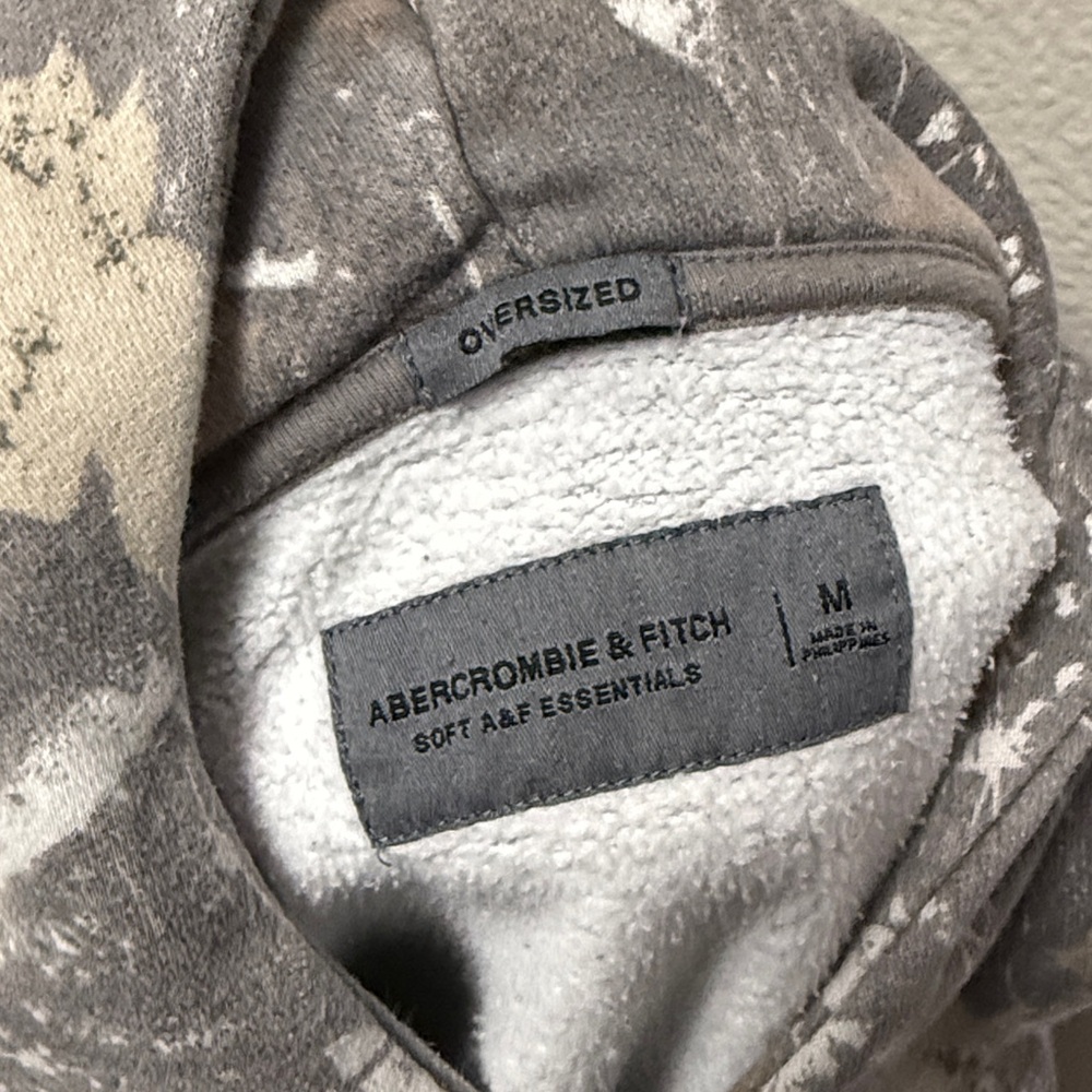 Abercrombie & Fitch Essentials Camo Pullover Hoodie - Picture 3 of 13